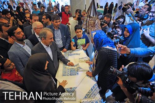 آیین افتتاح یازدهمین نمایشگاه زنان و تولید ملی 12