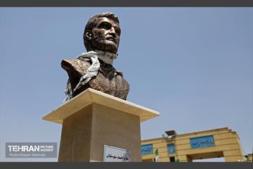رونمایی از سردیس سردار شهید احمد متوسلیان 1