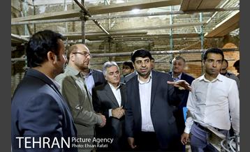بازدید شهردار تهران از روند بازسازی و مرمت خانه باغ اتحادیه 30