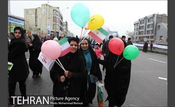 راهپیمایی 22 بهمن تهران 57