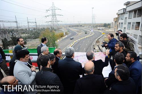 افتتاح فاز نخست پروژه بزرگراه شهید رستگاری 34