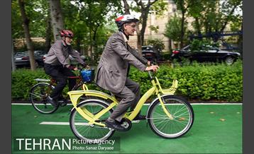 افتتاح مسیر دوچرخه سواری بوستان لاله 12