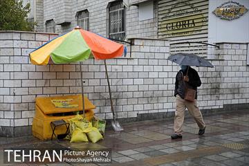 بارش باران پاییزی در تهران- 2