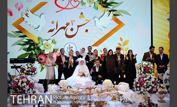 مراسم ازدواج زوج های معلول با حضور شهردار تهران 10