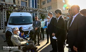 مراسم ورود ۲۰ ون‌ ویژه به ناوگان خدمات‌رسانی به معلولان و جانبازان 10