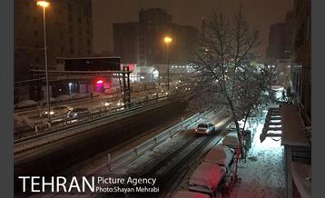 صبح برفی تهران 20