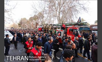 تشییع پیکر شهید آتش نشان سید احسان جامعی 21