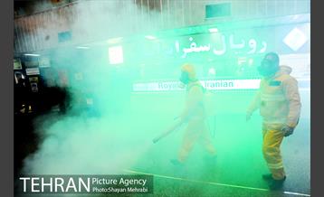 ضد عفونی پایانه مسافربری غرب 31