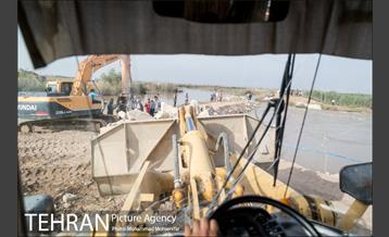 ساخت سیل بند در روستای سابله 12