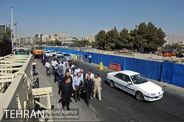 بازدید مهندس کاظمی از پروژه گیشا 18