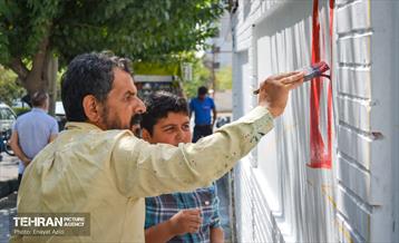 "نقش مهر" بر دیوارهای مدارس پایتخت 17