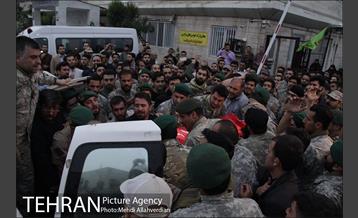 مراسم وداع با پیکر مطهر شهید حاج محمد ناظری 10