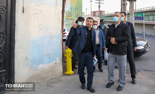 بازدید شهردار تهران از منطقه 17