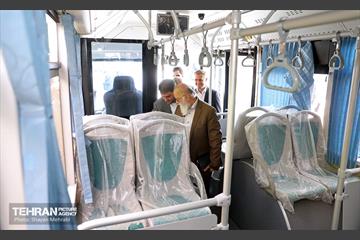 رونمایی از ۱۰۰ دستگاه اتوبوس ناوگان حمل و نقل عمومی شهر تهران 29