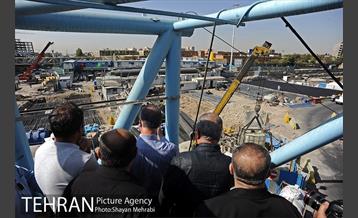 بازدید مهندس کاظمی از پروژه گیشا 2