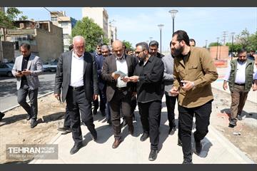 بازدید وزیر کشور از پروژه‌های منطقه 18 13