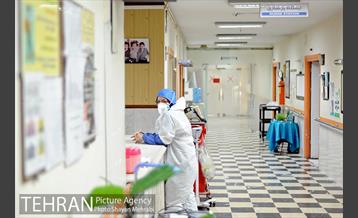 بخش بیماران کرونایی بیمارستان بوعلی 24