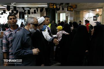 بازدید مدیرعامل شرکت بهره‌برداری متروی تهران از خدمت رسانی در روز اربعین