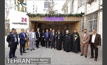 دیدار شهردار منطقه شش از کلیسای سرکیس مقدس