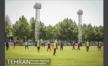 تمرین تیم ملى فوتبال بانوان 3
