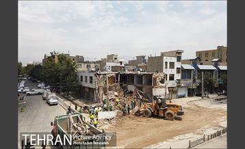 تخریب پاساژ توحید 11