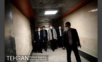 بازدید شهردار تهران از خط 6 مترو تهران 38