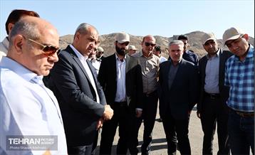 بازدید مدیرکل حوزه شهردار تهران از پروژه بزرگراه شهید شوشتری 20