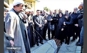 خاکسپاری سفیر سابق فلسطین در بهشت زهرا 1