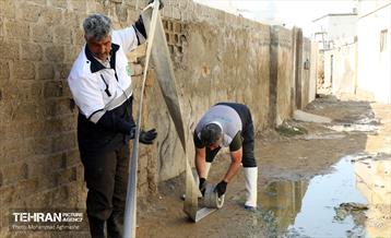 امدادرسانی تیم مدیریت بحران تهران به مناطق سیل‌زده سیستان و بلوچستان 10