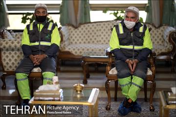 تقدیر شهردار تهران از پاکبانان نمونه شهر 5