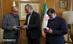 دیدار مدیران باشگاه های ورزشی استقلال و پرسپولیس با شهردار تهران