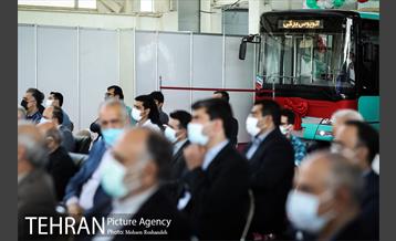 مراسم رونمایی از اتوبوس تمام برقی تولید داخل 29