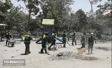 بوستان ایثار در منطقه ۲۰ به چرخه خدمت بازگشت 29