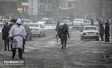 بارش برف زمستانی در شمیران  23
