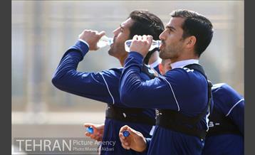 تمرین تیم ملی فوتبال ایران