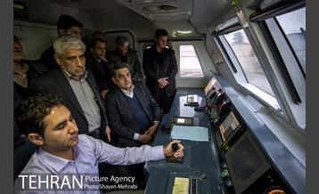 بازدید شهردار تهران از مترو خط 5 7