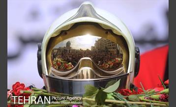 مراسم تشییع پیکر شهید آتش نشان علی قانع 33