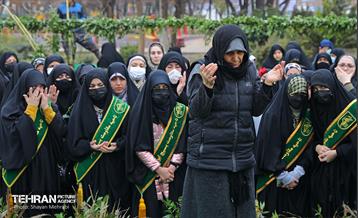 مراسم تشییع و تدفین شهید گمنام در بوستان ولایت 38