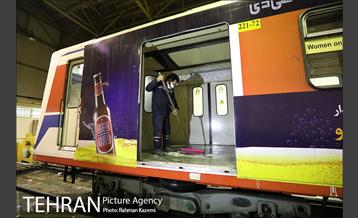 آغاز عملیات ضدعفونی کردن مترو تهران 29