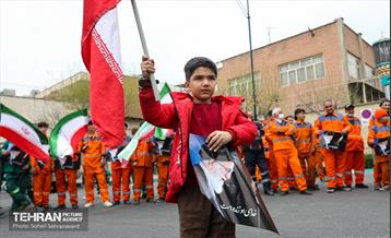 تشییع پیکر مطهر پاکبان شهید «حسن خیران»
