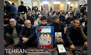 چهلمین روز شهادت شهدای آتش نشان با حضور شهردار تهران 13