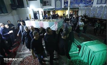 مراسم احیا شب ۲۳ ماه رمضان و تشییع شهید گمنام در حسینیه یرکی های مقیم تهران 32
