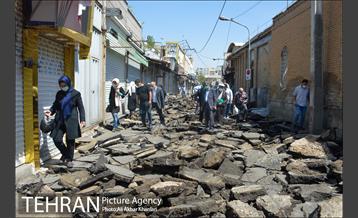 پروژه بهسازی پیاده مداری در منطقه ۲۰