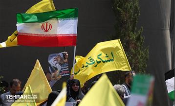 راهپیمایی مردمی علیه تهاجم رژیم صهیونیستی به ایران 4