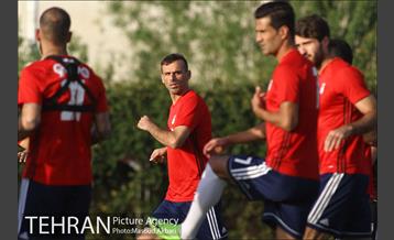 تمرین تیم ملی فوتبال ایران
