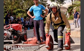 مسابقات عملیاتی ورزشی آتش نشانان تهران 1