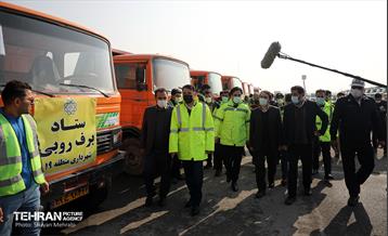 مانور برف روبی منطقه 19 شهرداری تهران 40