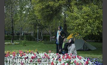 روز طبیعت بارانی در بوستان لاله 15