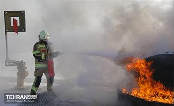 دوره آموزشی آتش‌نشانی ویژه خبرنگاران 14