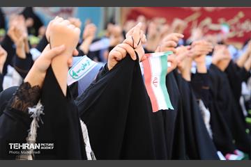 آیین نواختن زنگ بازگشایی دبیرستان دخترانه میثاق 6